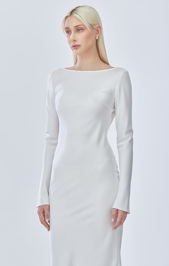 Classic Long Sleeves Dress