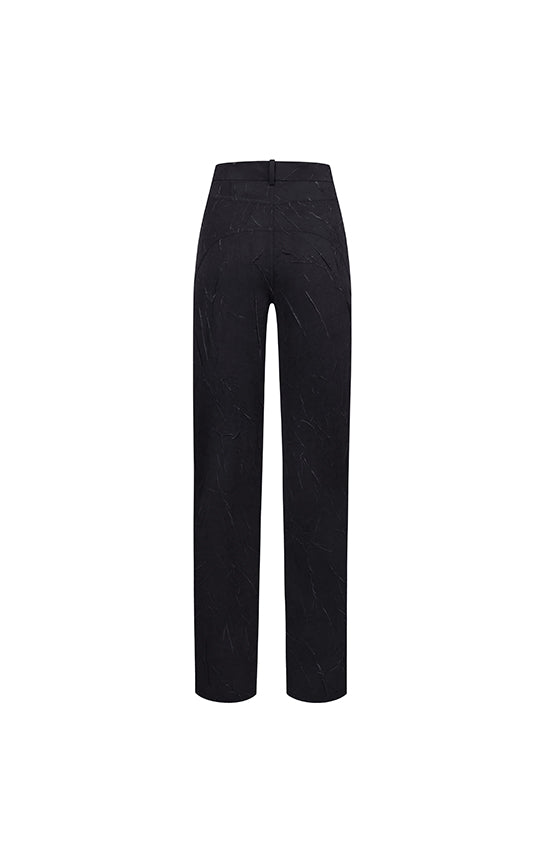 Ms. Godet Wrinkled Effects Pants