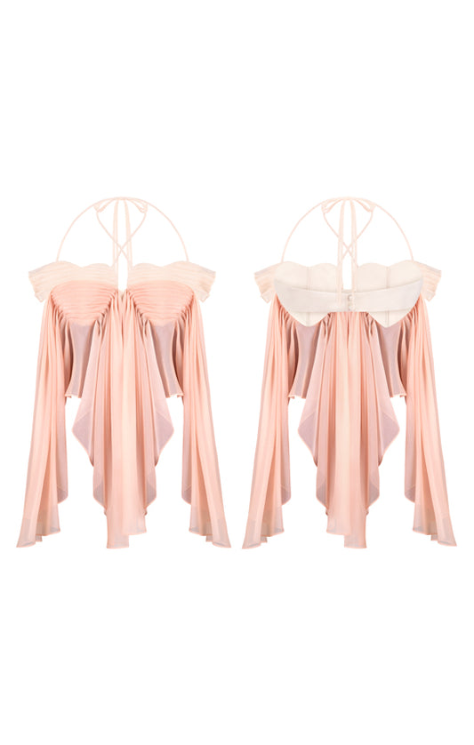 Ms. Heart Mini Chiffon (Two-Tone)