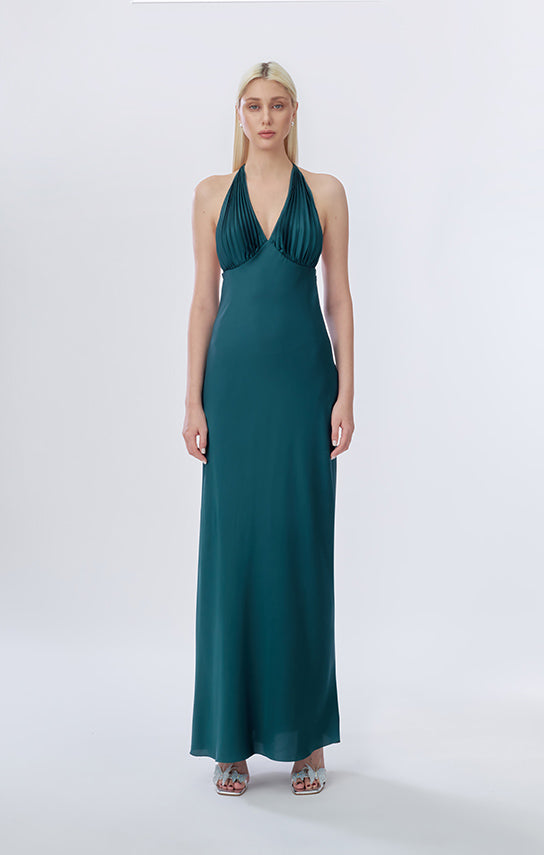 Ms. Pleat Maxi Dress