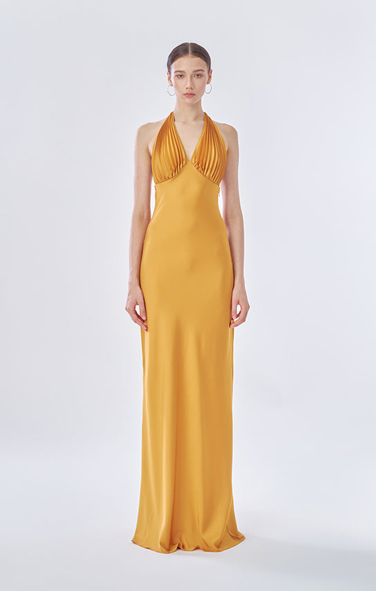 Ms. Pleat Maxi Dress