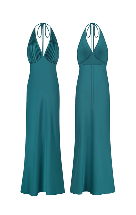Ms. Pleat Maxi Dress