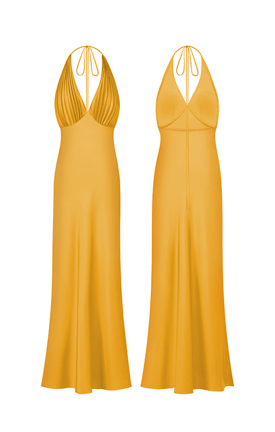Ms. Pleat Maxi Dress
