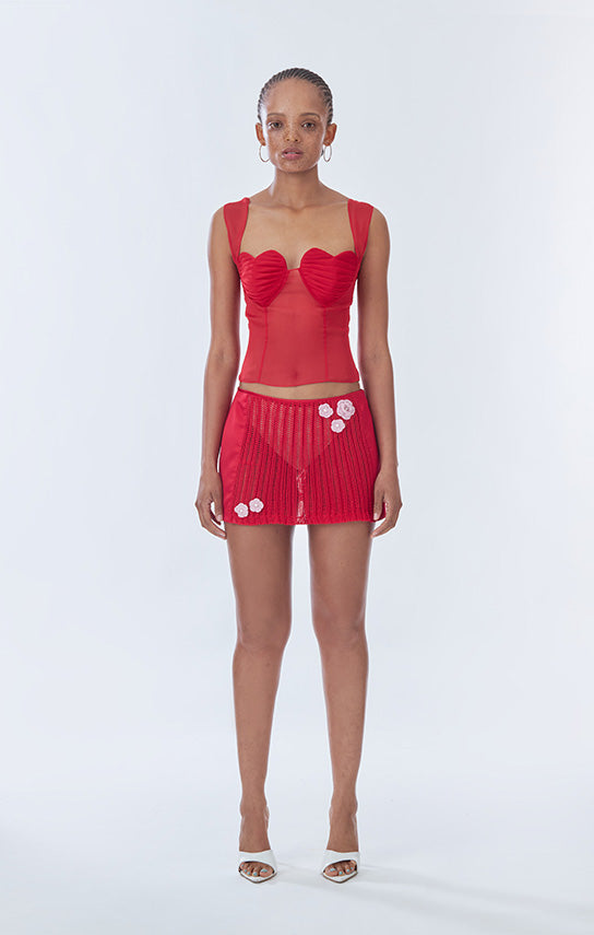 Ms. Heart Bustier (Sheer Bodice)