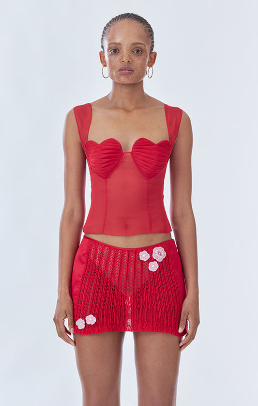 Ms. Heart Bustier (Sheer Bodice)