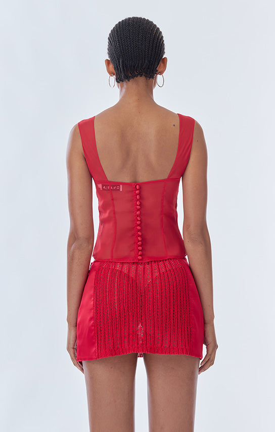 Ms. Heart Bustier (Sheer Bodice)