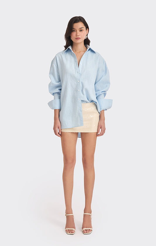 Oversized Linen Shirt