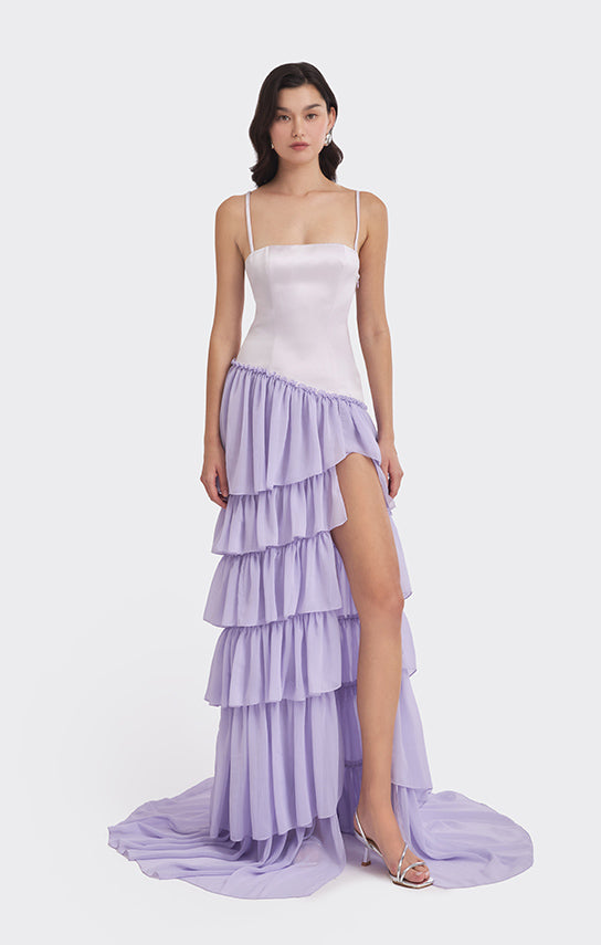 Ruffle Layered Maxi Dress