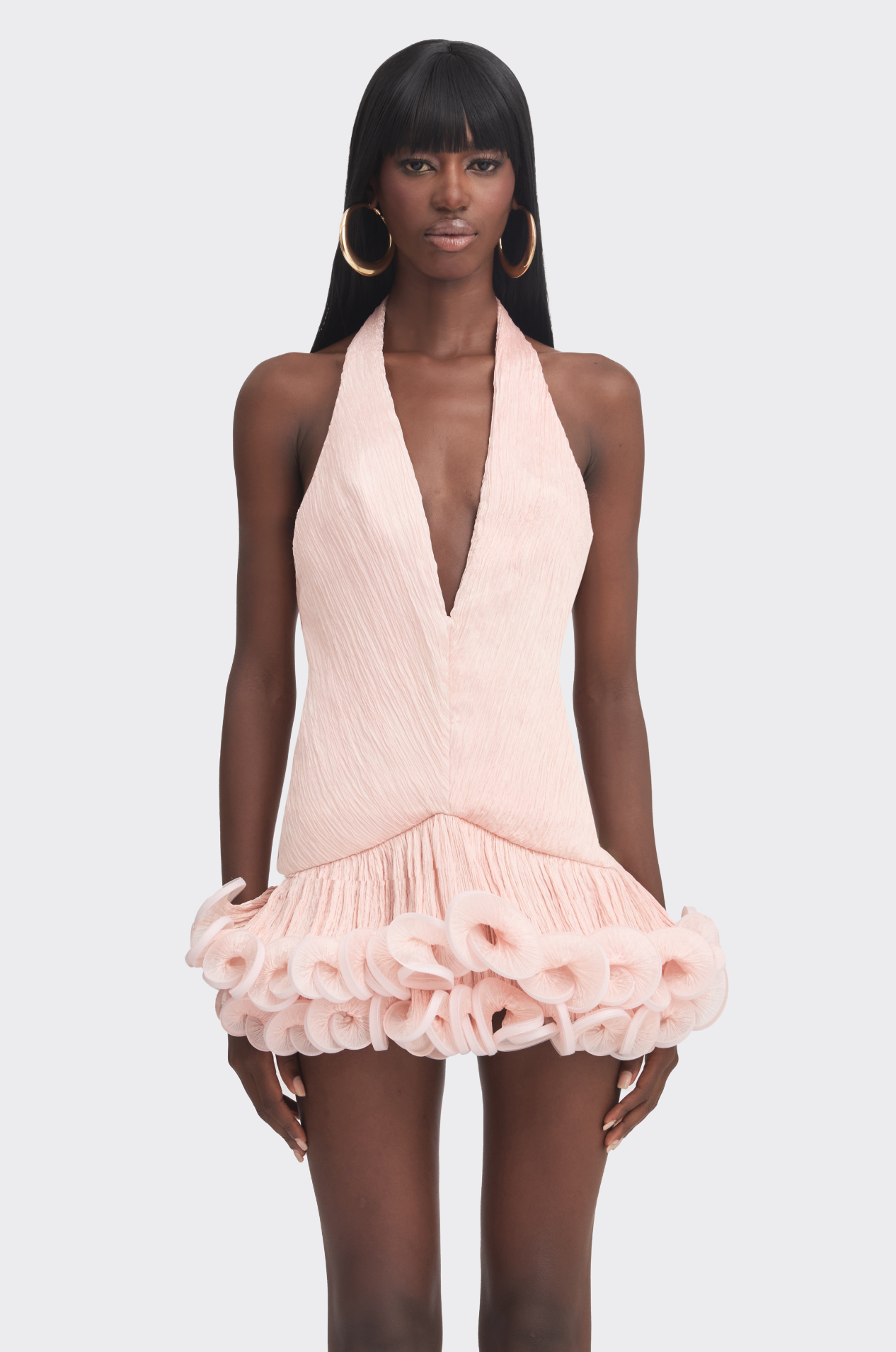 Ms. Tutu V Neck Mini Dress