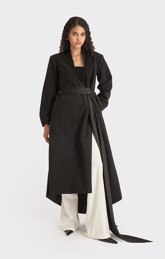 Spiral Wrap Coat