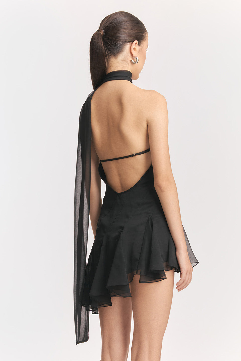 Ms.Godet Asymmetric Mini Dress