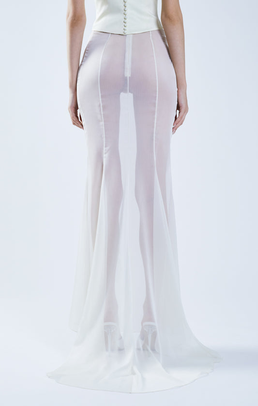 Classic Fishtail Maxi Skirt