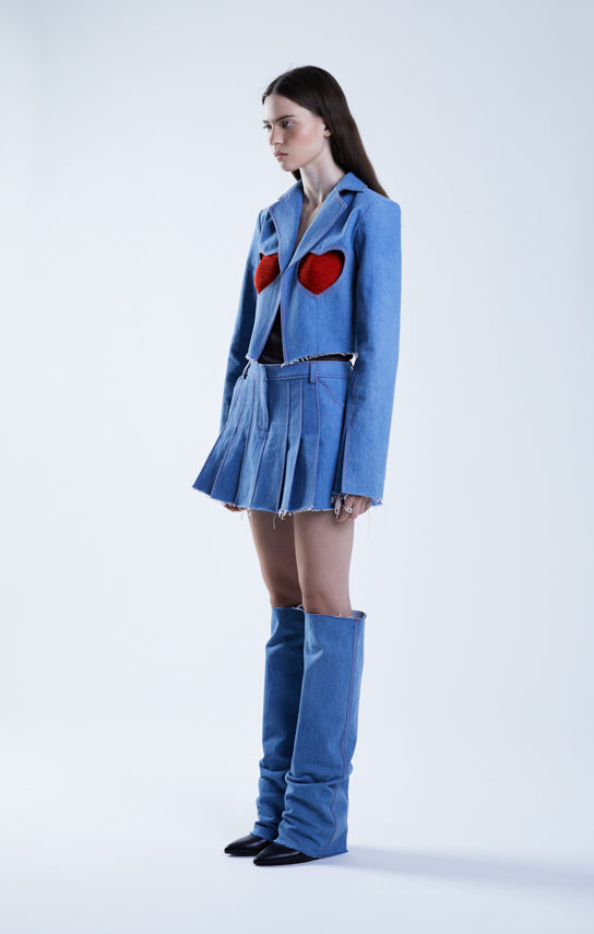 Ms. Heart Cut-Out Suit