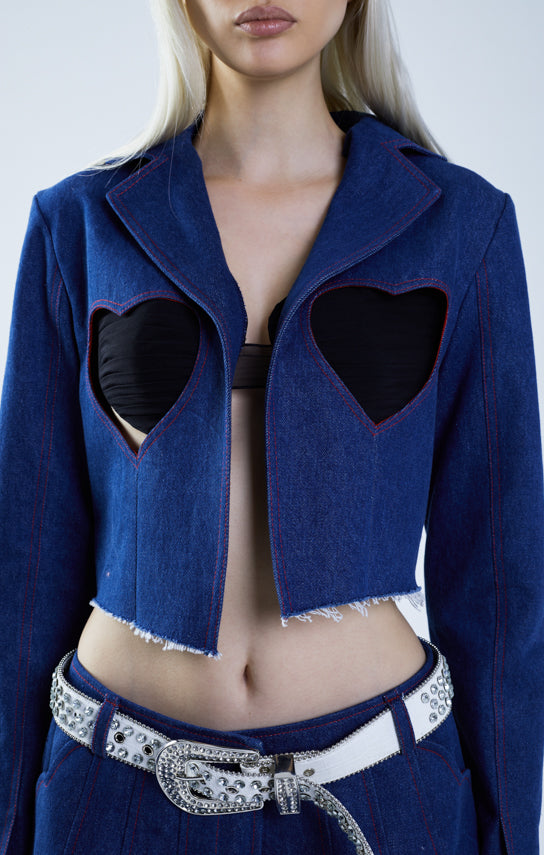 Ms. Heart Cut-Out Suit
