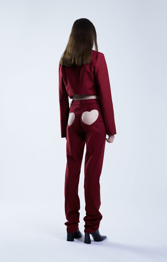 Ms. Heart Cut-Out Pants