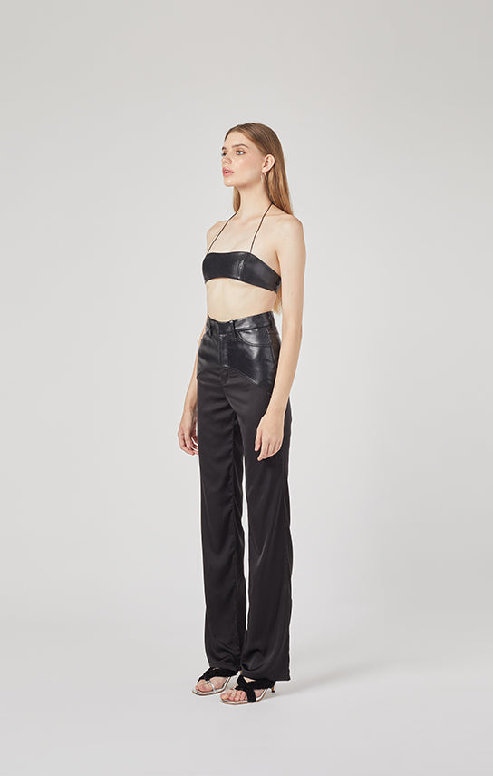 Ms. Godet Leather Bra