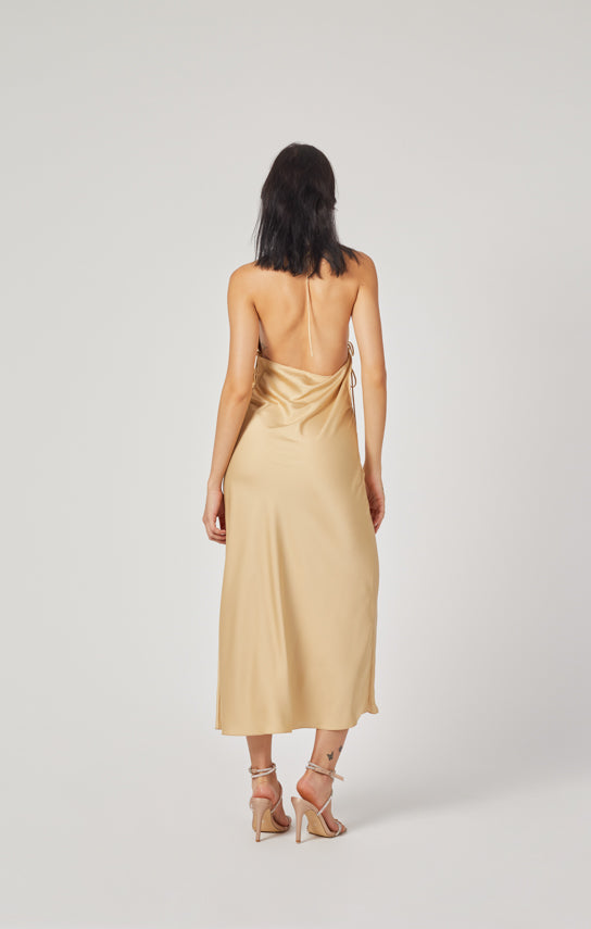 Ms. Pleat Tear Drop Dress