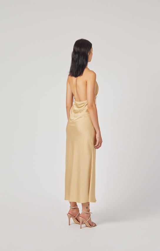 Ms. Pleat Tear Drop Dress