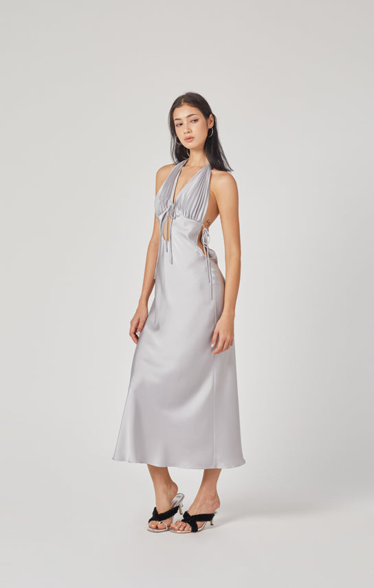 Ms. Pleat Tear Drop Dress