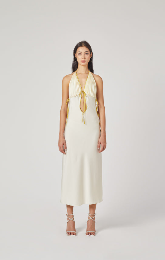 Ms. Pleat Tear Drop Dress