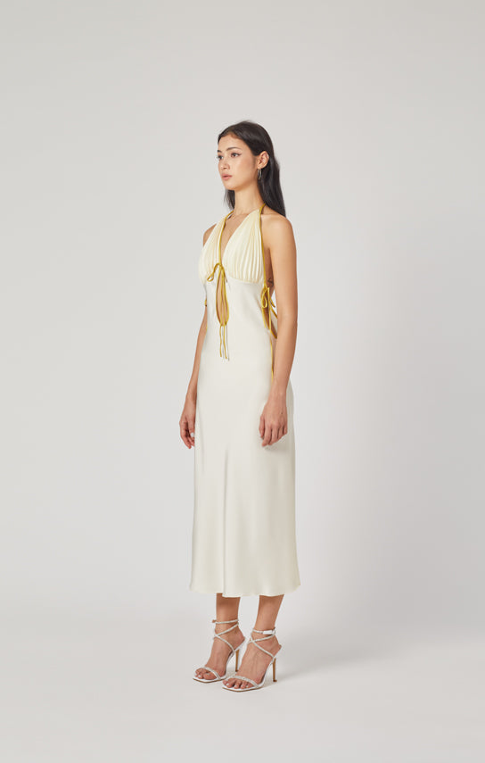 Ms. Pleat Tear Drop Dress