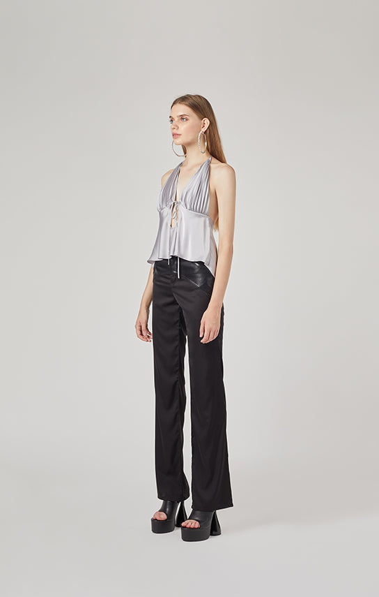 Ms. Pleat Tear Drop Top