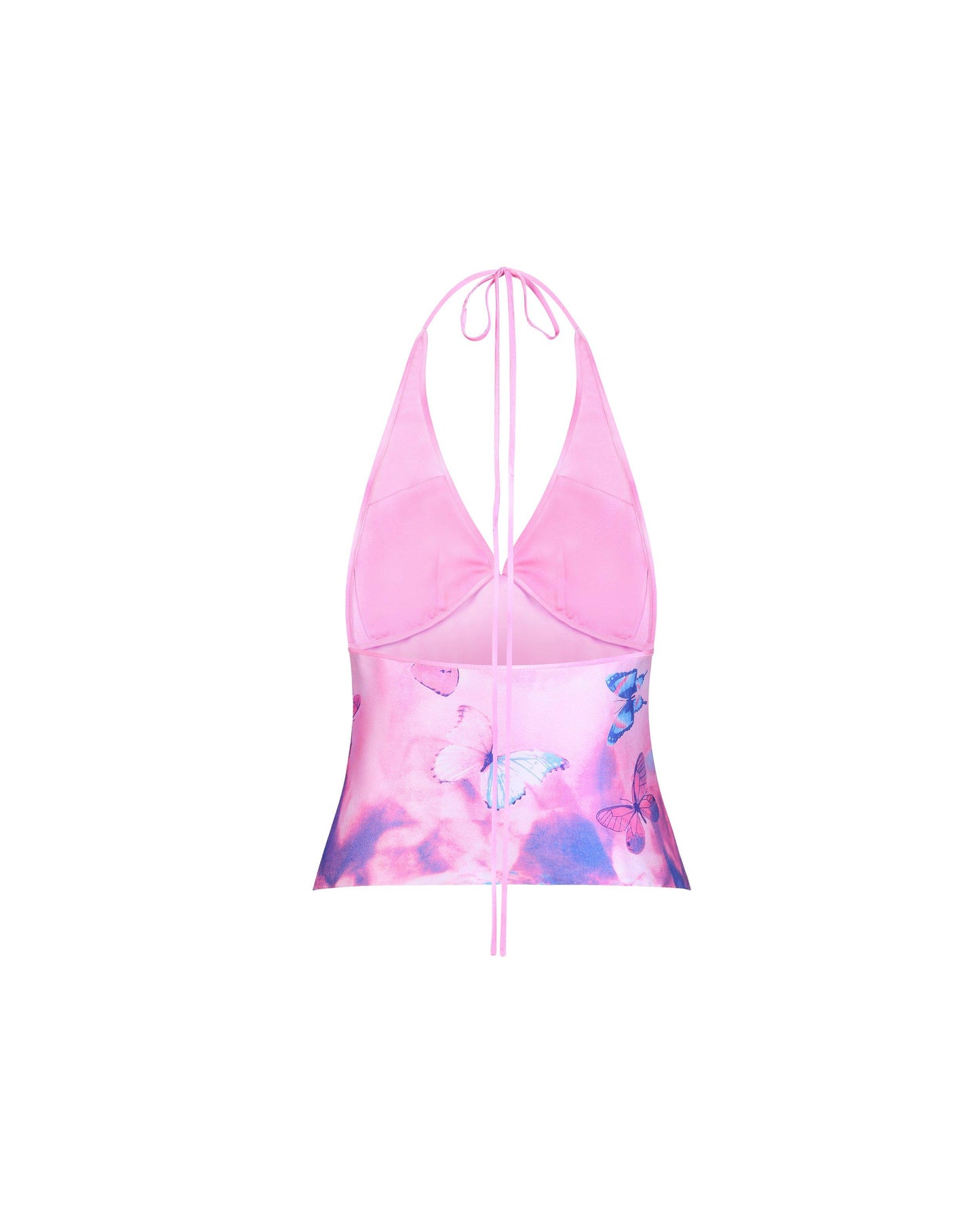 Ms. Pleat Top (Pink Meadow)
