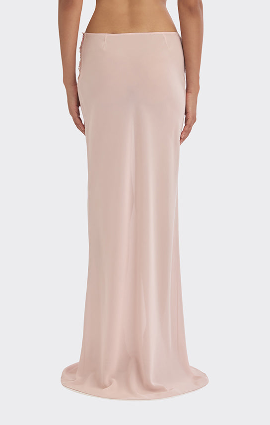 Classic Sheer Lace Maxi Skirt