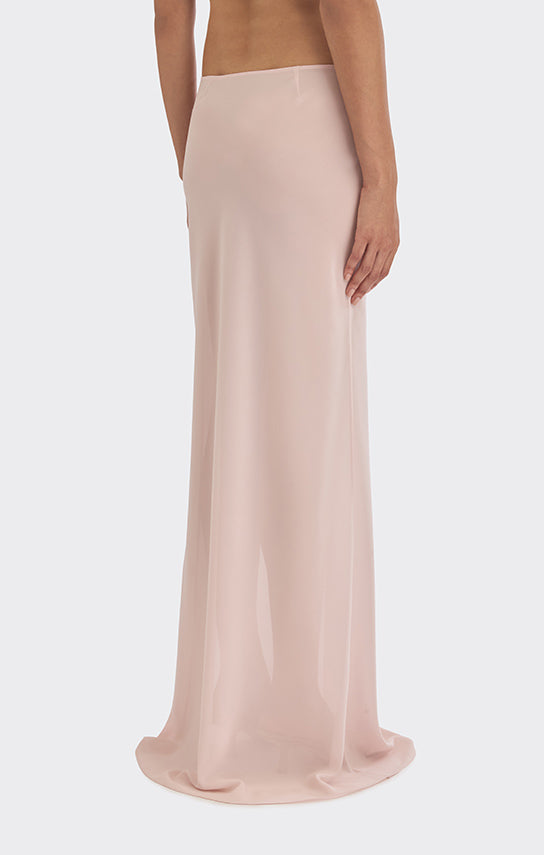 Classic Sheer Lace Maxi Skirt