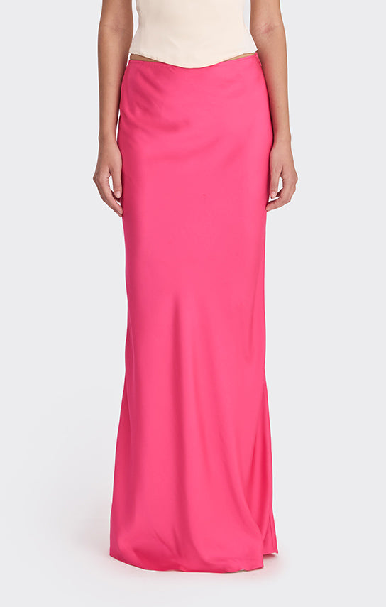 Classic Low Waist Maxi Skirt