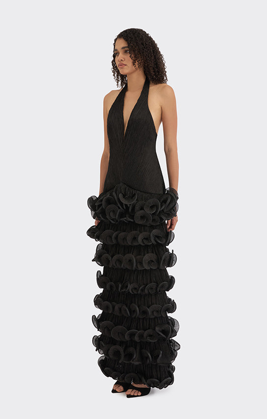 Ms. Tutu V Neck Maxi Dress