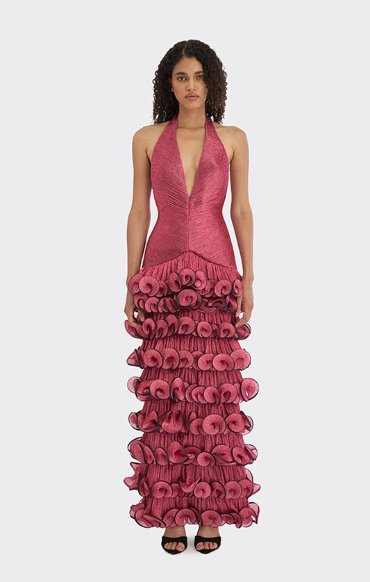 Ms. Tutu V Neck Maxi Dress