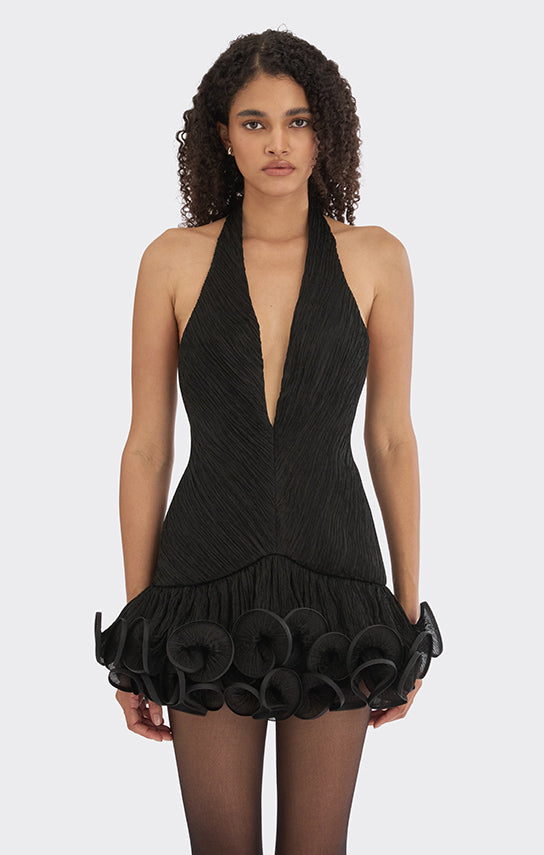 Ms. Tutu V Neck Mini Dress