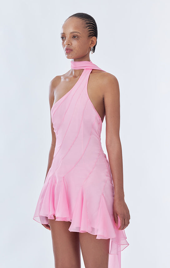 Ms.Godet Asymmetric Mini Dress – ONARIN