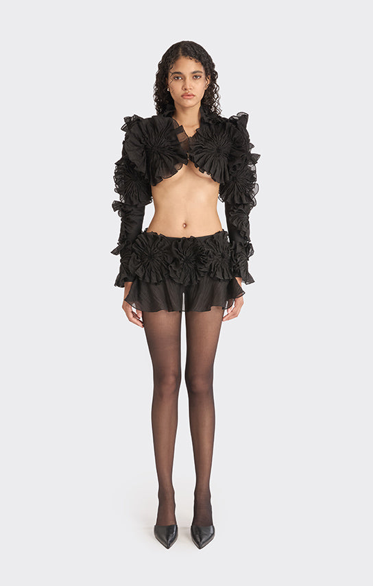 Lotus Leaf Bolero Jacket