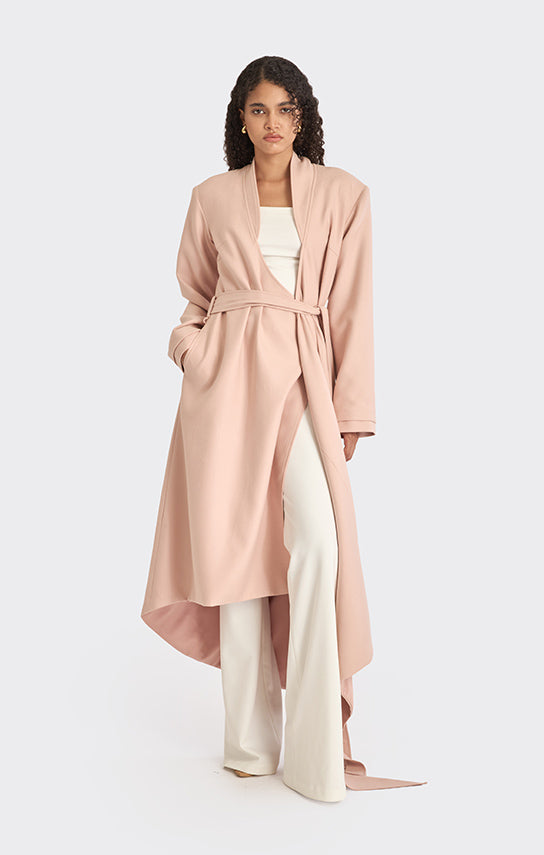 Spiral Wrap Coat