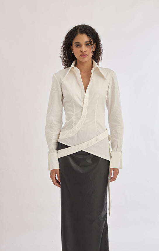 Wrap Button Shirt