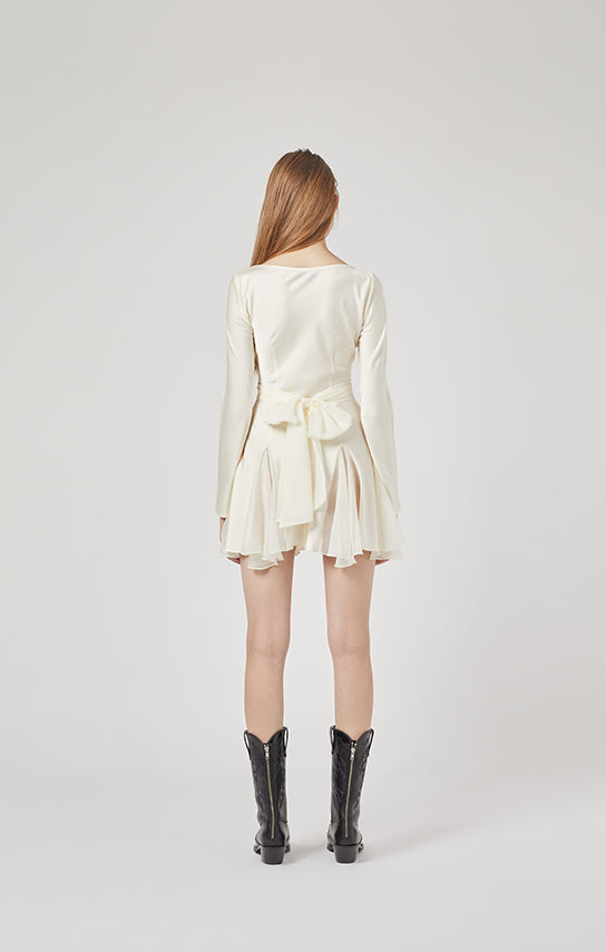 Ms.Godet Asymmetric Mini Dress – ONARIN