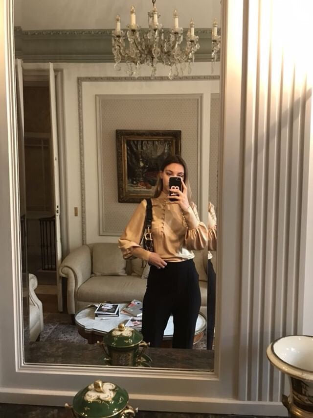 Gold Blouse
